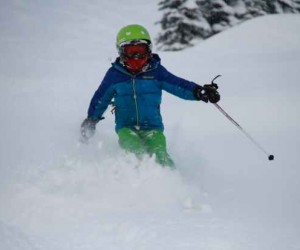 Micah in the powder