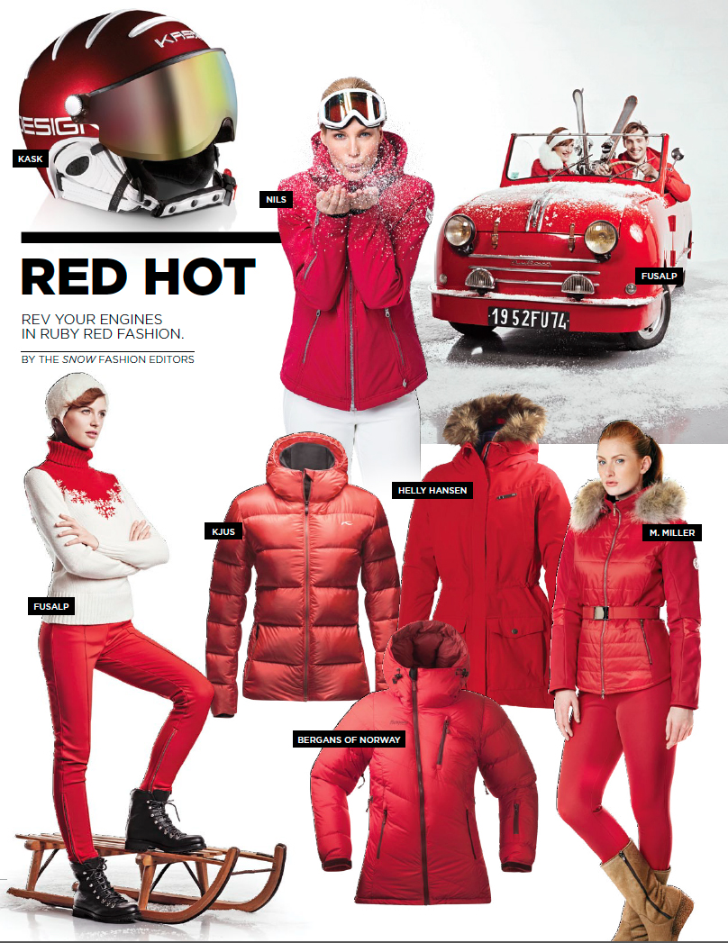 SNOW Magazine red hot