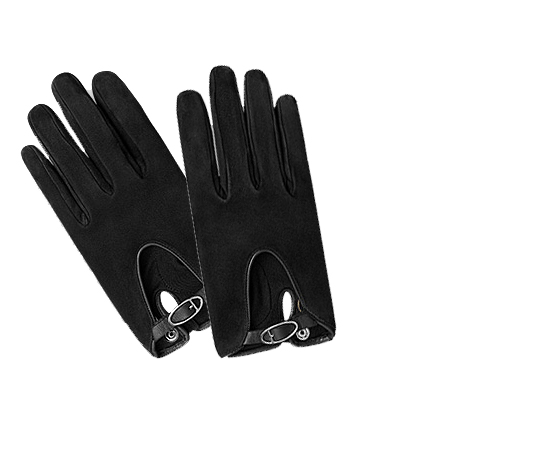 Best Ski Fashion: Winter White, Hermes Gloves, leather gloves