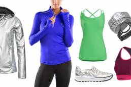 Don't Sweat Glisten: Sparkle Accented Activewear