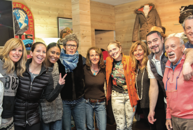 Italian Fashion Boutique,Marco Tonazzi (far right) and staff share la dolce vita.