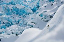 glacial skiing Bella Coola