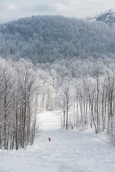 Québec skiing - Solitude at Mont Bromont