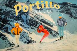 Vintage Ski Portillo Chile